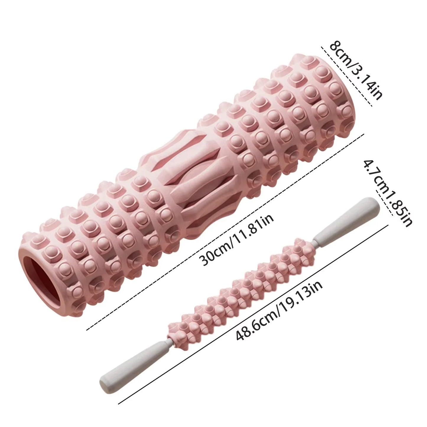 Yoga Foam Roller Pilates Yoga Exercise Back Muscle Massage Roller Stretching Exercise Yoga Fitness Training Roller Gym Fitness
